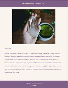 Crystal Healing eBook